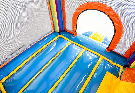 Compre el pequeño castillo hinchable para fiestas con tobogán para niños de JB Inflatables. Ordene castillos hinchables con tobogán en línea en JB Hinchables España