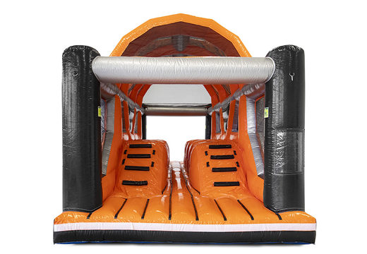 Ordene un curso de asalto inflable gigante modular Canyon Jump para niños. Compre carreras de obstáculos inflables en línea ahora en JB Hinchables España