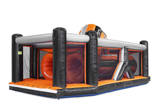 Carrera de obstáculos inflable Mega Tunnel Twister de 40 piezas para niños. Compre carreras de obstáculos inflables en línea ahora en JB Hinchables España