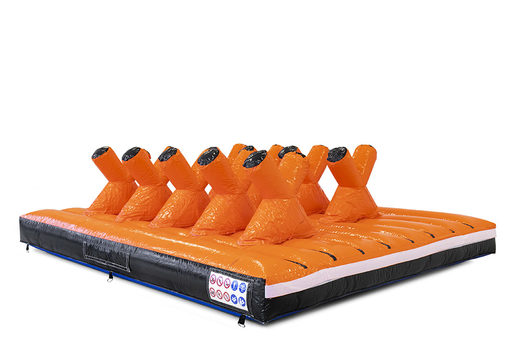 Compre una pista de asalto modular inflable de plataforma giga X de 40 piezas para niños. Ordene carreras de obstáculos inflables en línea ahora en JB Hinchables España
