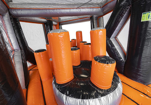 Comprar carrera de obstáculos inflable mega modular Pillar Dodge Corner de 40 piezas para niños. Ordene carreras de obstáculos inflables en línea ahora en JB Hinchables España