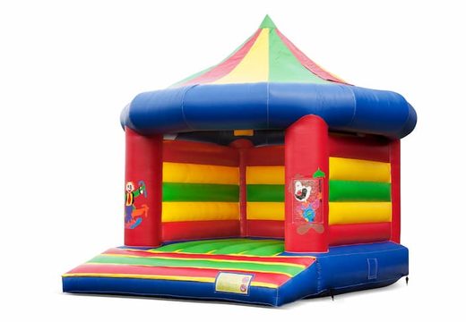 Comprar castillo hinchable carrusel estándar con tema de circo para niños. Compre castillos hinchables en línea en JB Hinchables España