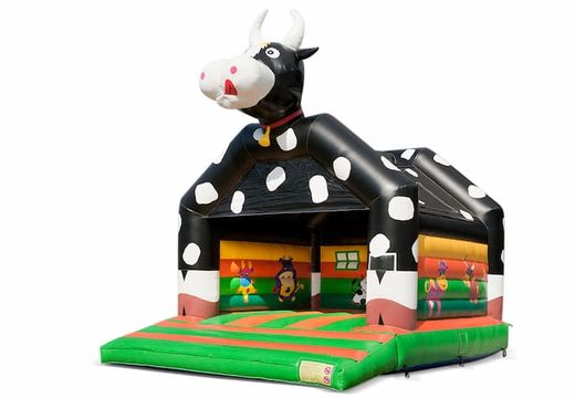 Gran castillo hinchable con tema de vaca para niños. Compra castillos hinchables en línea en JB Hinchables España